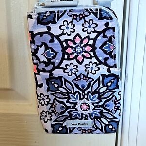 Vera Bradley Cross Body Wallet 4.5 by 7" NWOT